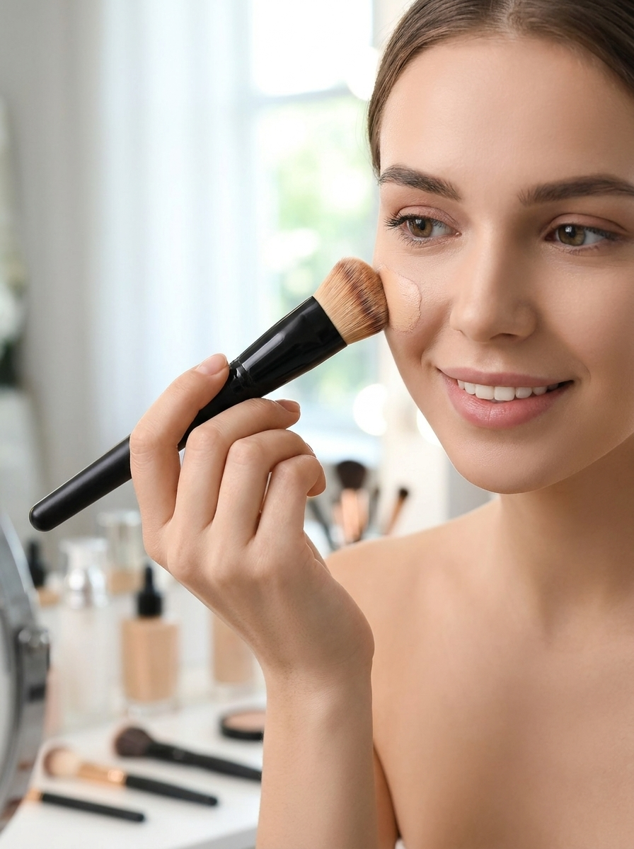 SkinMist Buffing Brush — Flawless Finish Foundation Brush